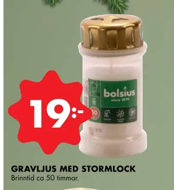ÖoB Gravljus med stormlock erbjuda
