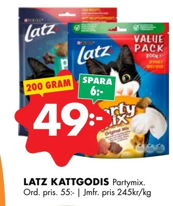 ÖoB Latz kattgodis erbjuda