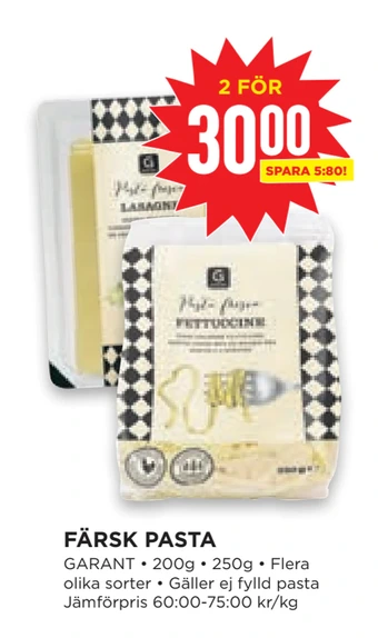 Willys Hemma Färsk pasta erbjuda