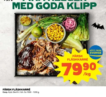 Coop Färsk fläskkarré erbjuda