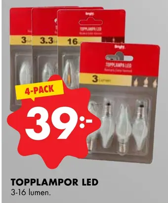 ÖoB Topplampor led erbjuda