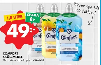ÖoB Comfort sköljmedel erbjuda