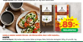 Coop Kaffe erbjuda