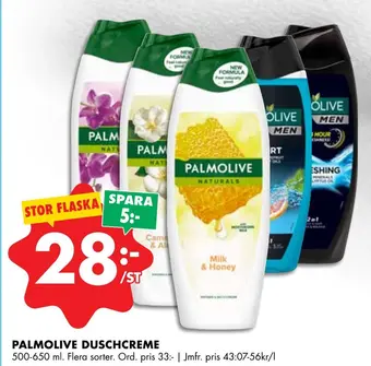 ÖoB Palmolive duschcreme erbjuda