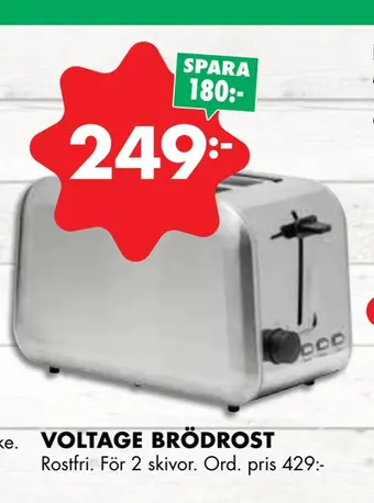 ÖoB Voltage brödrost erbjuda