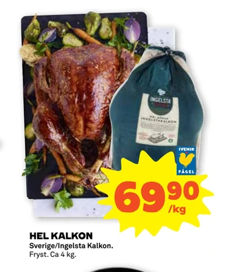 Coop Forum Hel kalkon erbjuda