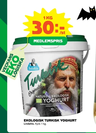 Coop Ekologisk turkisk yoghurt erbjuda