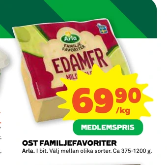 Coop Forum Ost familjefavoriter erbjuda
