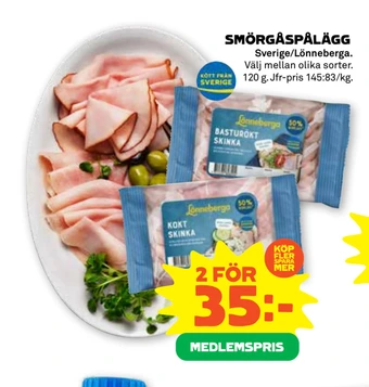 Coop Forum Smörgåspålägg erbjuda