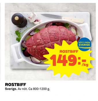 Coop Rostbiff erbjuda