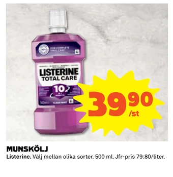 Coop Munskölj erbjuda