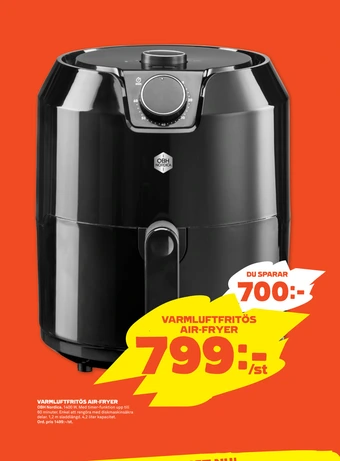 Varmluftfritös air-fryer