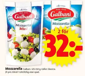 ICA Supermarket Mozzarella Galbani erbjuda