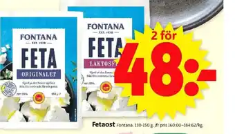 ICA Supermarket Fetaost Fontana erbjuda