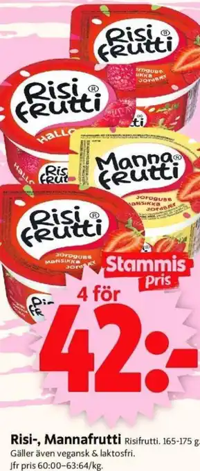 ICA Supermarket Risi-, Mannafrutti Risifrutti erbjuda