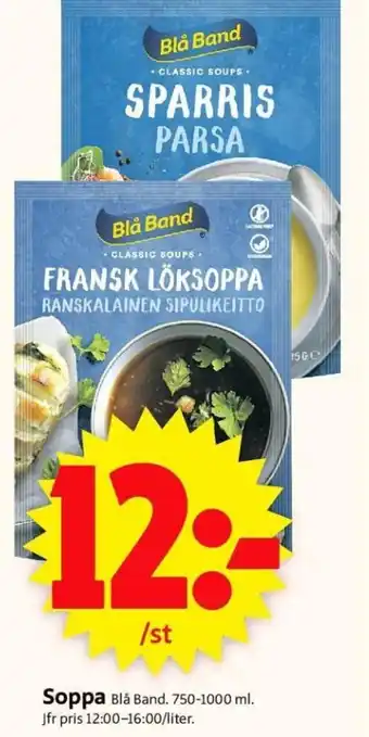 ICA Supermarket Soppa Blå Band erbjuda