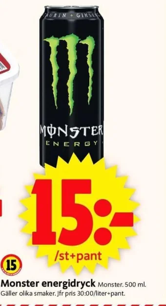 Monster energidryck Monster
