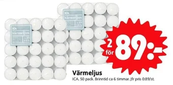 ICA Nära Värmeljus erbjuda