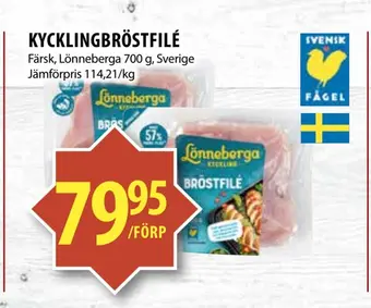 Matvärlden Tensta Kycklingbröstfilé erbjuda
