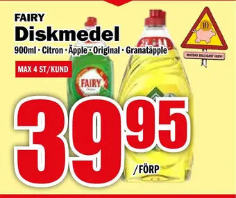 Matdax Diskmedel erbjuda