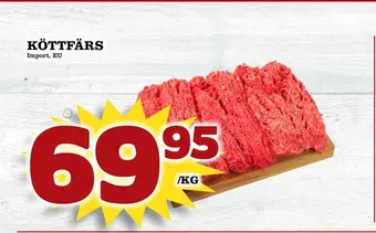 Prisma Mat Köttfärs erbjuda