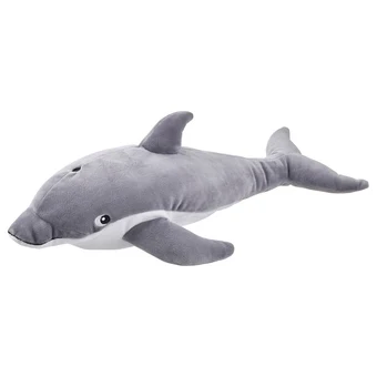 IKEA Blåvingad mjukleksak, delfin/grå, 50 cm erbjuda