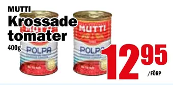 Matdax Krossade tomater erbjuda