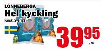 Matdax Hel kyckling erbjuda