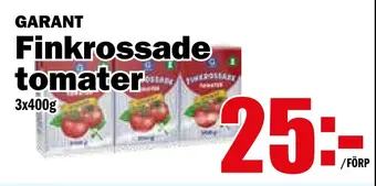 Matdax Finkrossade tomater erbjuda