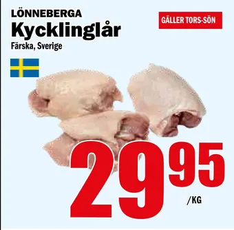 Matdax Kycklinglår erbjuda