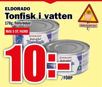Matdax Tonfisk i vatten erbjuda