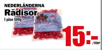 Matdax Rädisor erbjuda