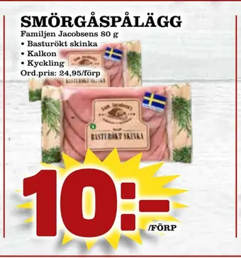 Supergrossen Smörgåspålägg erbjuda
