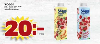 Supergrossen Yoggi erbjuda