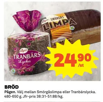 Coop Konsum Bröd erbjuda