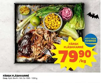 Coop Konsum Färsk fläskkarré erbjuda
