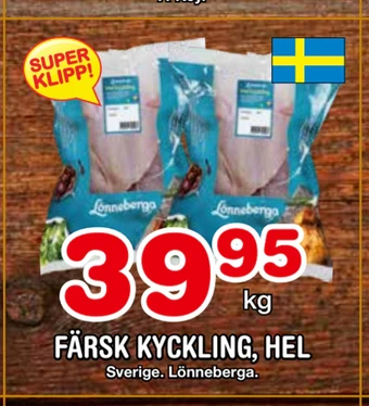 Nya Pulsen Färsk kyckling, hel erbjuda