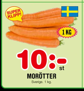 Nya Pulsen Morötter erbjuda