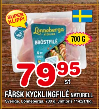 Nya Pulsen Färsk kycklingfilé naturell erbjuda