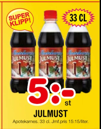 Nya Pulsen Julmust erbjuda