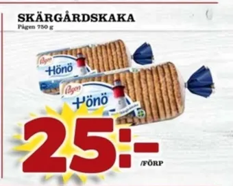Matdax Hönö skärgårdskaka hönökaka erbjuda