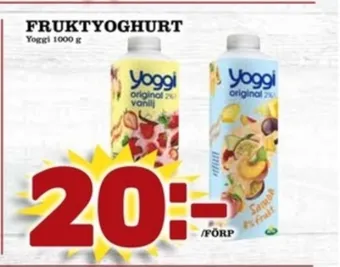 Matdax Yoggi yoghurt erbjuda