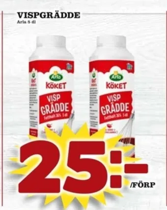Matdax Arla köket vispgrädde erbjuda