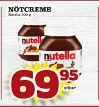 Matdax Nutella chokladpålägg erbjuda