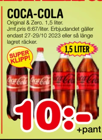 Nya Pulsen Coca-cola erbjuda