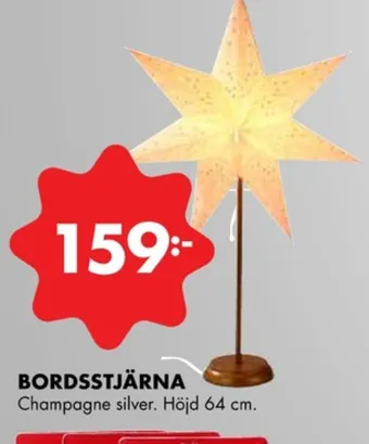 ÖoB Bolsius adventsstjärna erbjuda
