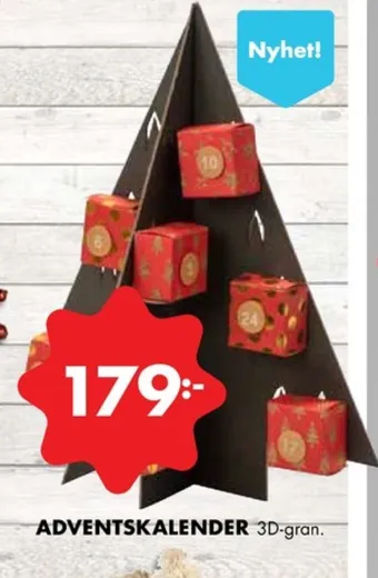 ÖoB Bolsius adventskalender erbjuda