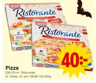 Matöppet Ristorante pizza erbjuda