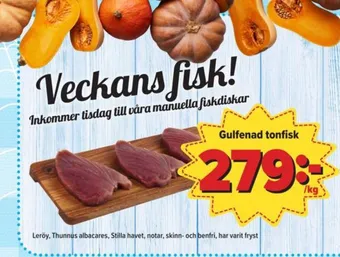 Östenssons Leröy tonfiskfilé erbjuda