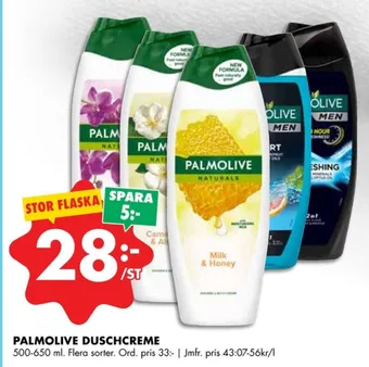 ÖoB Palmolive duschtvål erbjuda